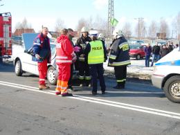 Wypadek drogowy w Schodni Starej