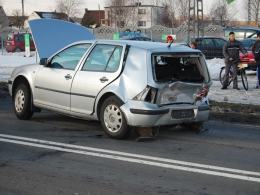 Wypadek drogowy w Schodni Starej