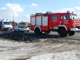 Wypadek drogowy w Schodni Starej