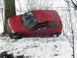 Wypadek na drodze nr 414