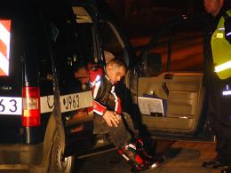 Policjant potrącony przez motocyklistę