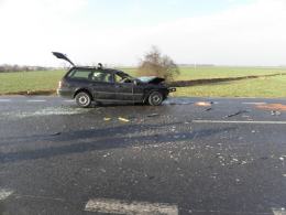 Dwóch kierowców rannych w wypadku