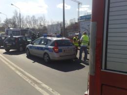 Kolizja czterech samochodów