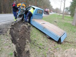 Wypadek w Skarbiszowie