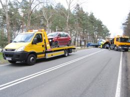 Wypadek w Skarbiszowie