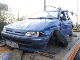 Escort dachował w Opolu