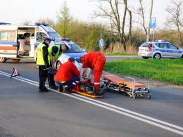 Pechowy motocyklista