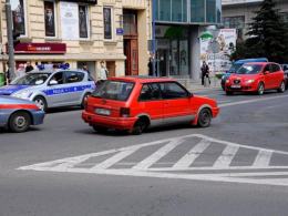 Subaru "zgubiło" koło