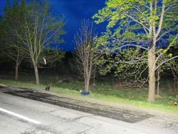 Pijany kierowca rozjechał motorowerzystę