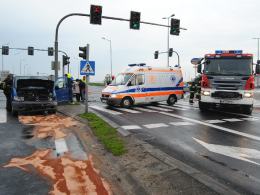 Jedenaście osób rannych w wypadku
