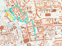 Mapka objazdu obowiązującego już od poniedziałku 10 maja.