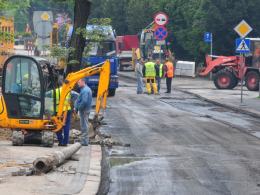 Zamknięta Piastowska - zakorkowane centrum