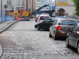 Zamknięta Piastowska - zakorkowane centrum