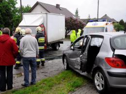Wypadek na skrzyżowaniu