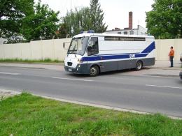 Ewakuacja zakładu karnego przy ul. Partyzanckiej.