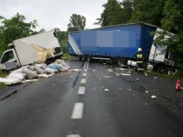 Groźny wypadek pod Namysłowem