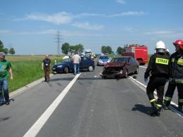 Wypadek na obwodnicy Białej