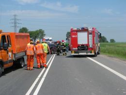 Wypadek na obwodnicy Białej