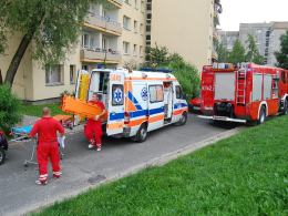 Pożar na ul. Grota Roweckiego