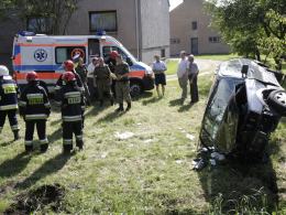 Wypadek w Borkach