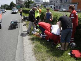 Motocyklista przesadził z prędkością