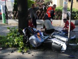 Motocyklista zginął w wypadku