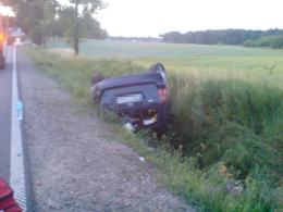 Dwie osoby ranne na drodze krajowej nr 11
