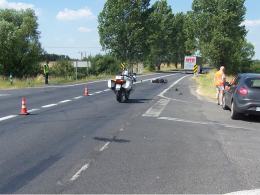 Motorowerzysta zginął pod Brzegiem