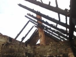 Pożar domu w Krasiejowie
