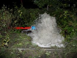 Daewoo wylądowało na hydrancie