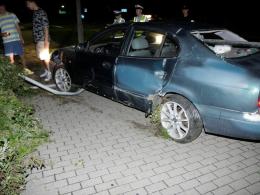 Daewoo wylądowało na hydrancie