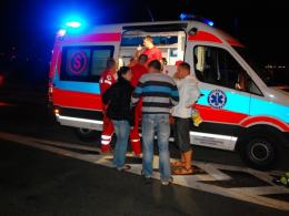 Zderzenie na skrzyżowaniu Oleskiej z obwodnicą
