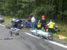 Tragiczny wypadek w lesie dąbrowskim