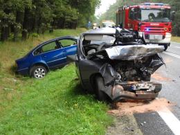 Tragiczny wypadek w lesie dąbrowskim
