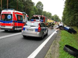 Tragiczny wypadek w lesie dąbrowskim
