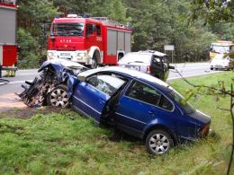 Tragiczny wypadek w lesie dąbrowskim