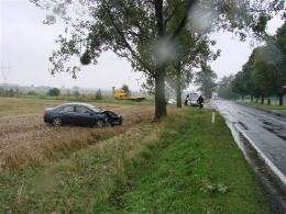 Nieprawidłowe wyprzedzanie zakończyło się wypadkiem