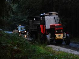 70-letni rowerzysta zginął pod kołami przyczepy