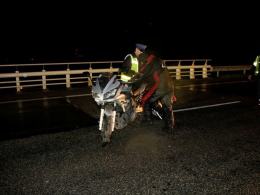 Motocyklista zasłabł podczas jazdy
