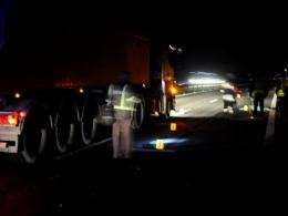 Pieszy zginął na autostradzie