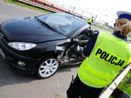 20-letni kierowca sprawcą wypadku w Borkach