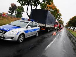 Zderzenie dwóch samochodów strażackich