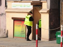 W sklepie pojawili się dziś policjanci, ale nie interweniowali.