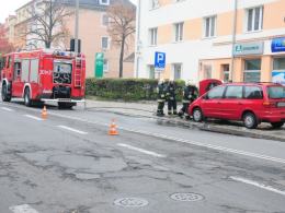 W Opolu palił się samochód