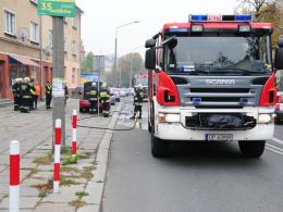 W Opolu palił się samochód