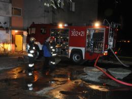 Pożar na ul. Spychalskiego, jedna osoba nie żyje
