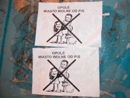 Anty PiS-owskie plakaty w Opolu