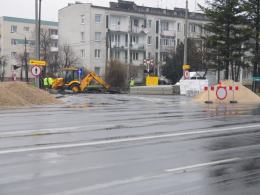 Duże korki z powodu nieprzejezdnej Luboszyckiej