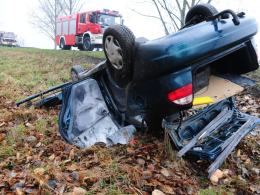Czołowe zderzenie podczas wyprzedzania