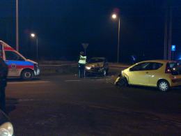 Wypadek na ul. Krapkowickiej, dwie osoby w szpitalu
